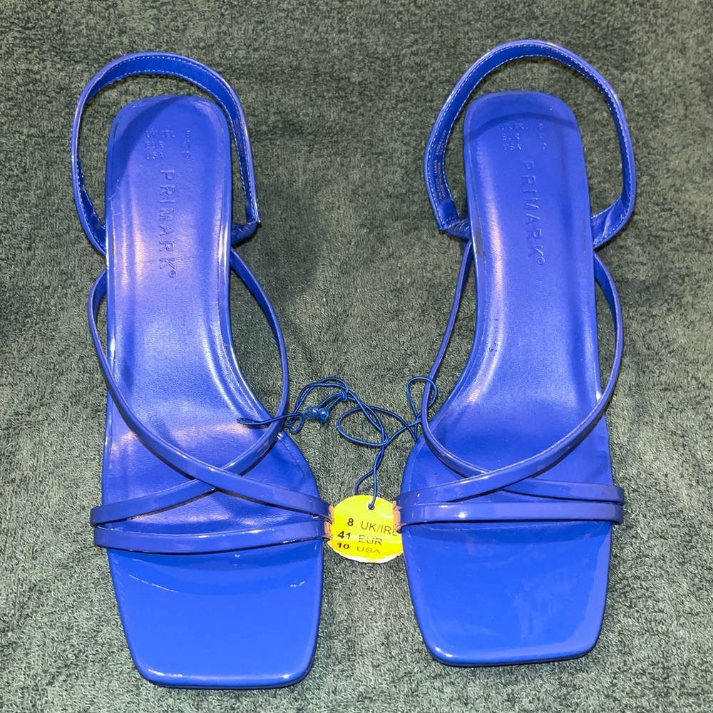 Primark Royal Blue Strappy Heels